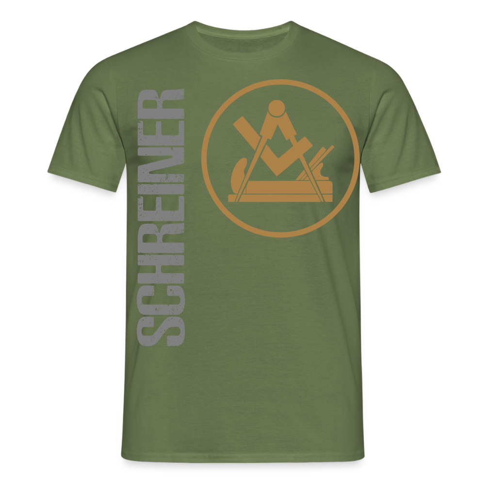 Unisex T-Shirt "Schreiner" Militärgrün Männer T-Shirt