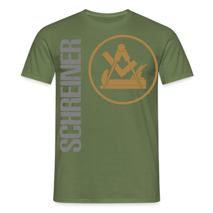 Unisex T-Shirt "Schreiner" Militärgrün Männer T-Shirt