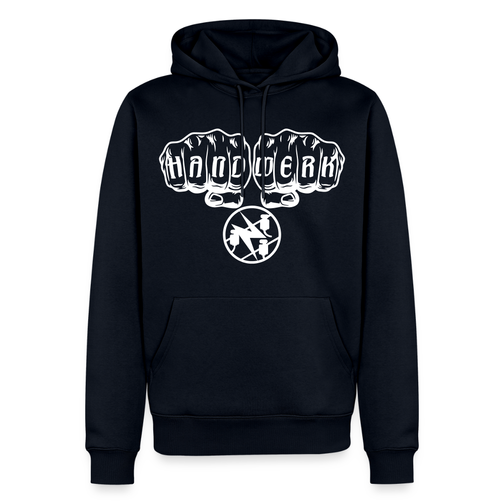 Männer Premium Hoodie "Elektriker" Navy Männer Premium Hoodie