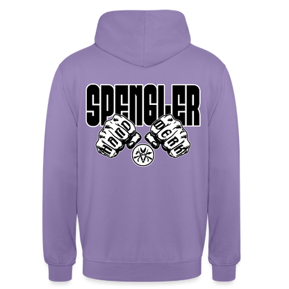 Unisex Hoodie "Spengler" (beidseitig bedruckt) - Lavendel