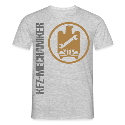 Unisex T-Shirt "KFZ-Mechaniker" Grau meliert Männer T-Shirt