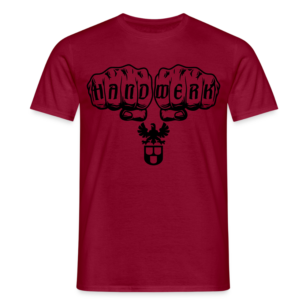 Unisex T-Shirt "Maler" Ziegelrot Männer T-Shirt