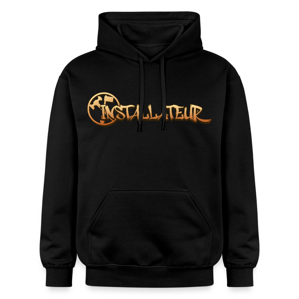 Gildan Unisex Softstyle® "Installateur" Schwarz Gildan Unisex Softstyle® Midweight Hoodie