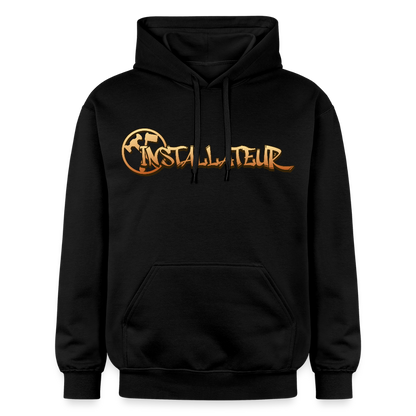 Gildan Unisex Softstyle® "Installateur" Schwarz Gildan Unisex Softstyle® Midweight Hoodie