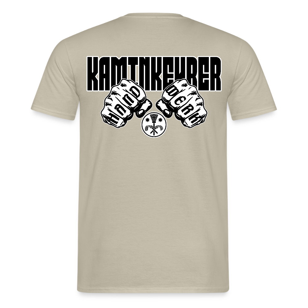Unisex T-Shirt "Kaminkehrer" Sandbeige Männer T-Shirt