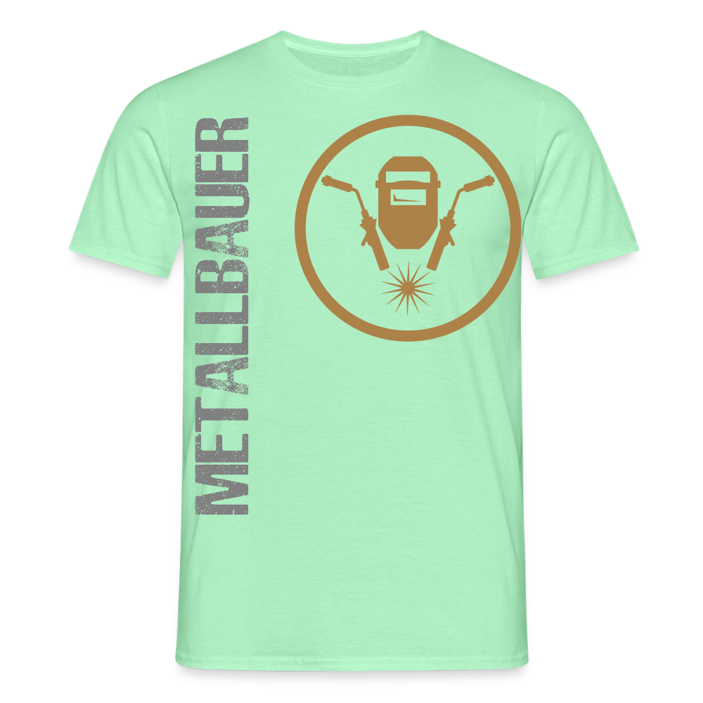 Unisex T-Shirt "Metallbauer" Mintgrün Männer T-Shirt