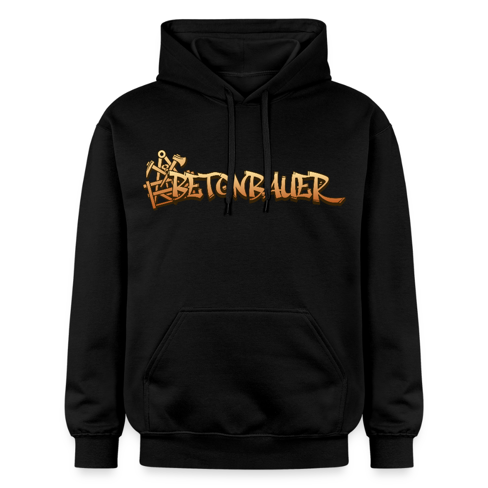 Gildan Unisex Softstyle® "Betonbauer" Schwarz Gildan Unisex Softstyle® Midweight Hoodie