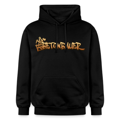 Gildan Unisex Softstyle® "Betonbauer" Schwarz Gildan Unisex Softstyle® Midweight Hoodie