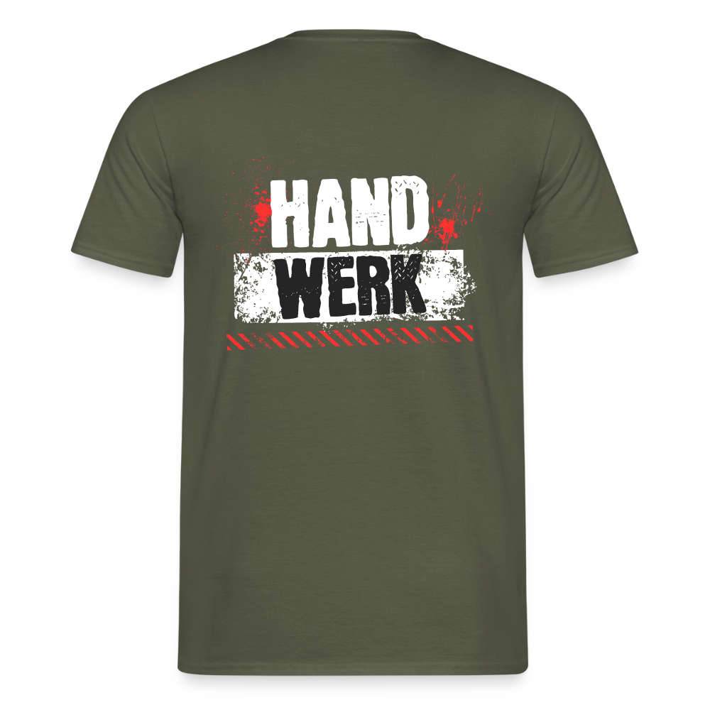 Unisex Handwerk T-Shirt von Spreadconnect, Männer T-Shirt mit Druck auf der Rückseite, bequemes Baumwollshirt in neutralem Design