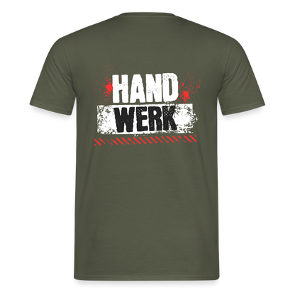 Unisex Handwerk T-Shirt von Spreadconnect, Männer T-Shirt mit Druck auf der Rückseite, bequemes Baumwollshirt in neutralem Design