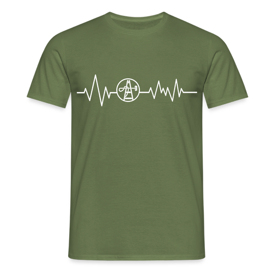 Unisex T-Shirt "Gebäudereiniger" Militärgrün Männer T-Shirt