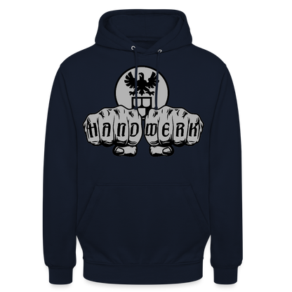 Unisex Hoodie "Maler" Navy Unisex Hoodie