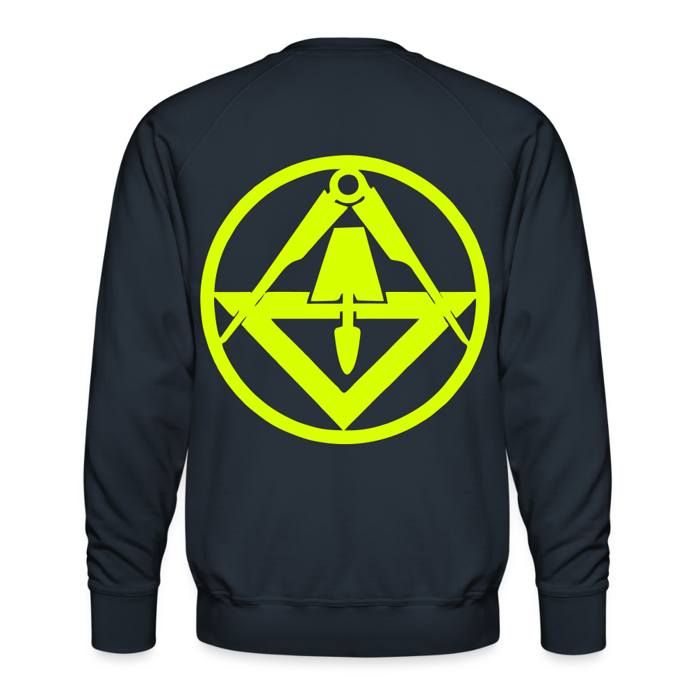 Unisex Premium Pullover "Stuckateur" neongelb Männer Premium Pullover