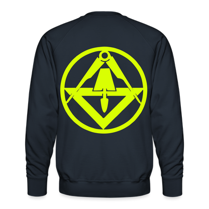 Unisex Premium Pullover "Stuckateur" neongelb Männer Premium Pullover