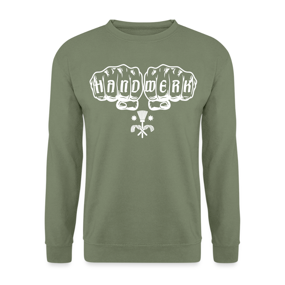 Unisex Pullover "Schornsteinfeger" Armeegrün Unisex Pullover