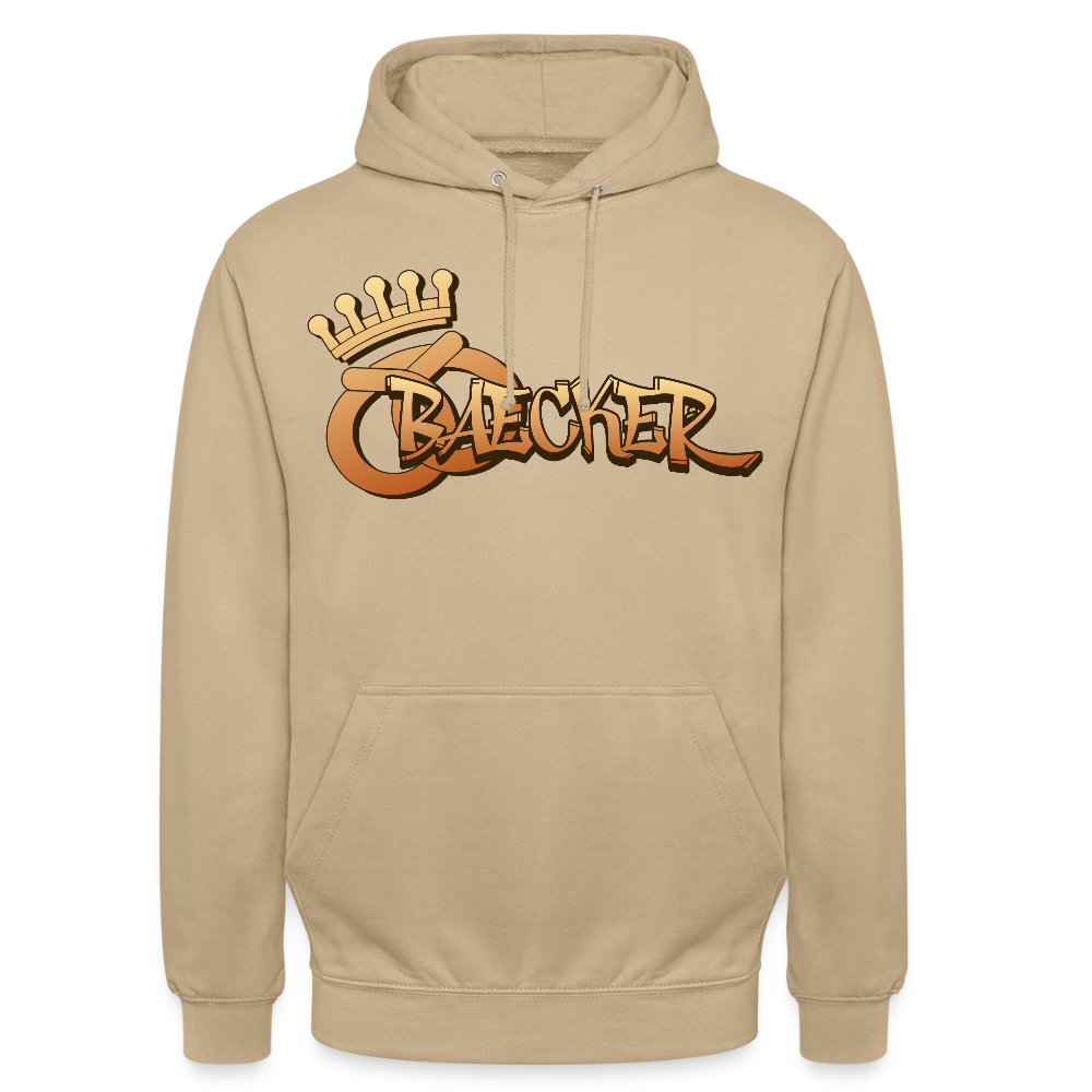 Unisex Hoodie "Bäcker" Beige Unisex Hoodie