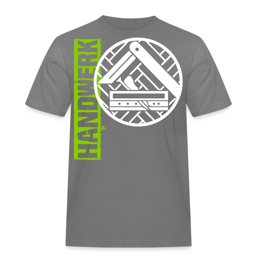 Unisex Workwear T-Shirt "Parkettleger" Grau Männer Workwear T-Shirt