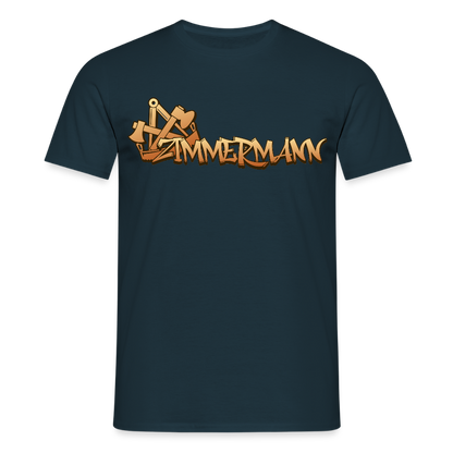 Unisex T-Shirt "Zimmermann" Navy Männer T-Shirt
