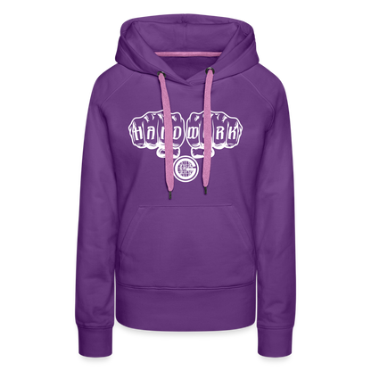 Frauen Premium Hoodie "Gerüstbauer" - Purple