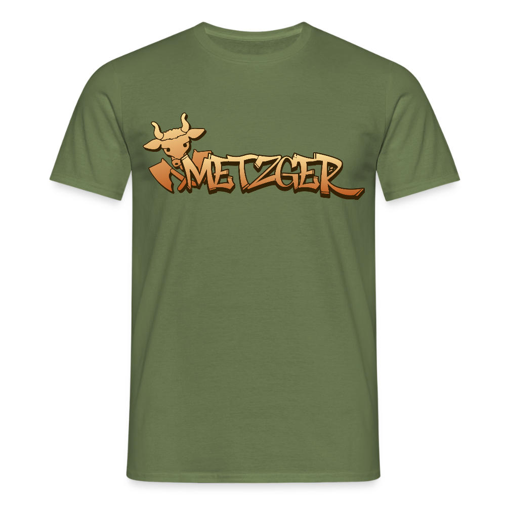 Unisex T-Shirt "Metzger" Militärgrün Männer T-Shirt