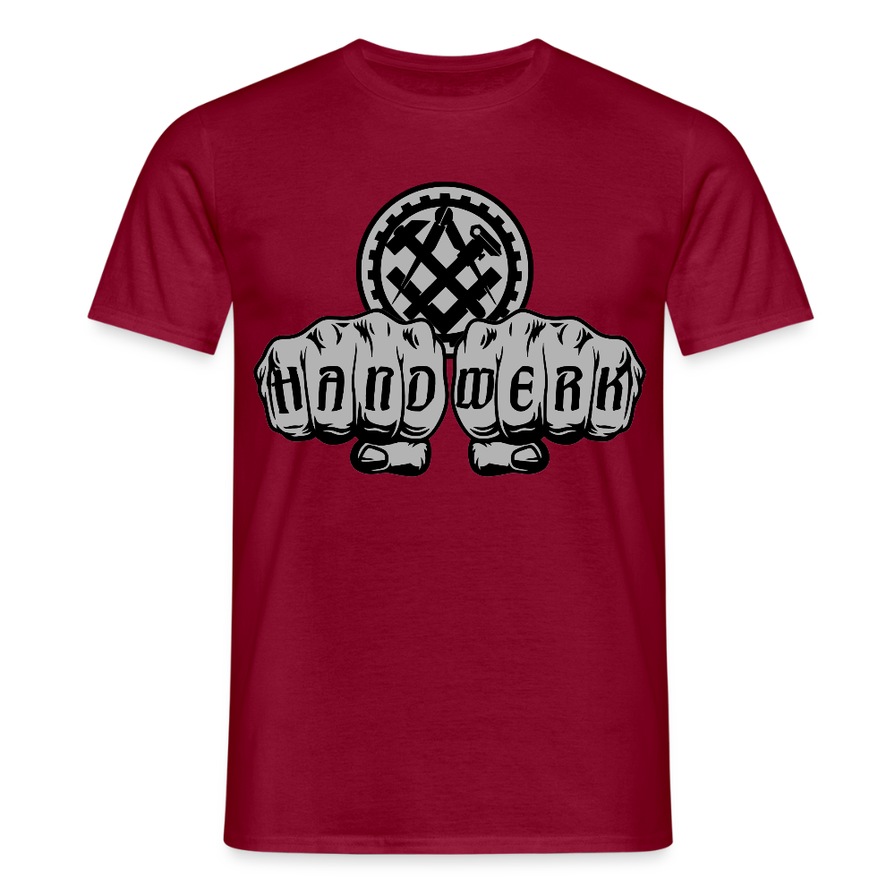 Unisex T-Shirt "Mechaniker" Ziegelrot Männer T-Shirt