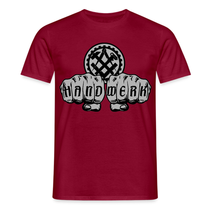 Unisex T-Shirt "Mechaniker" Ziegelrot Männer T-Shirt