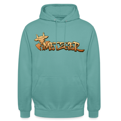 Unisex Hoodie "Metzger" Pastelltürkis Unisex Hoodie
