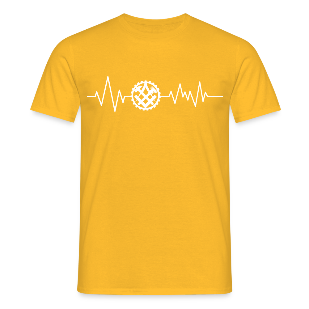 Unisex T-Shirt "Mechaniker" Gelb Männer T-Shirt