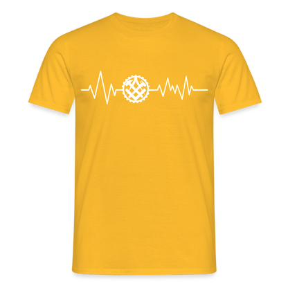 Unisex T-Shirt "Mechaniker" Gelb Männer T-Shirt