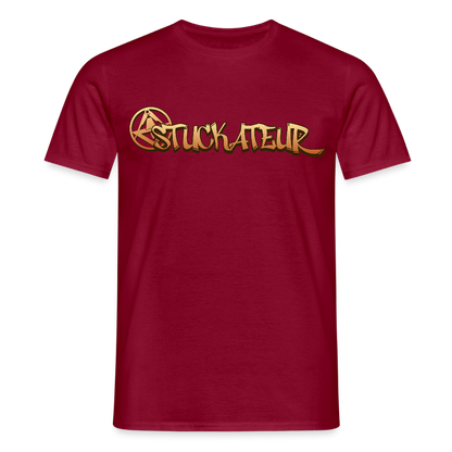 Unisex T-Shirt "Stuckateur" Ziegelrot Männer T-Shirt