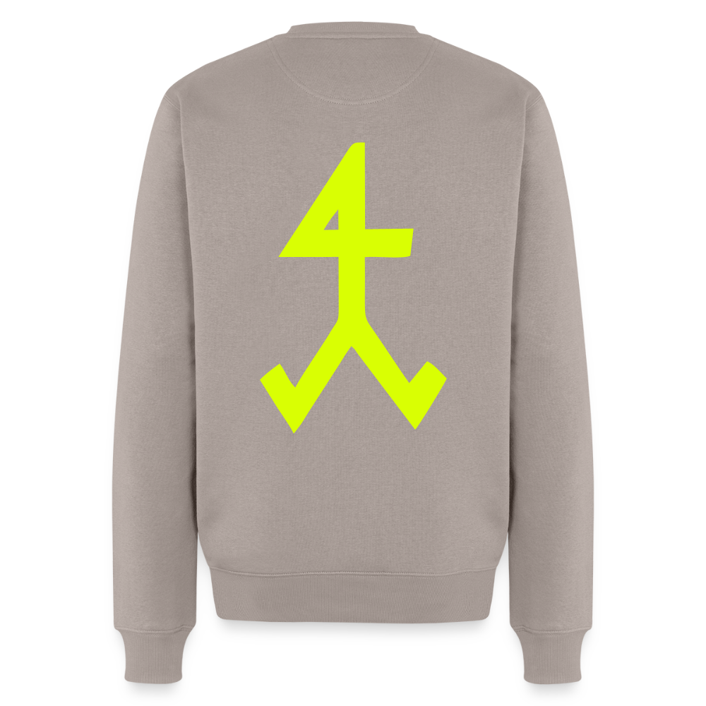 Unisex Premium Pullover "Steinmetz" neongelb Männer Premium Pullover