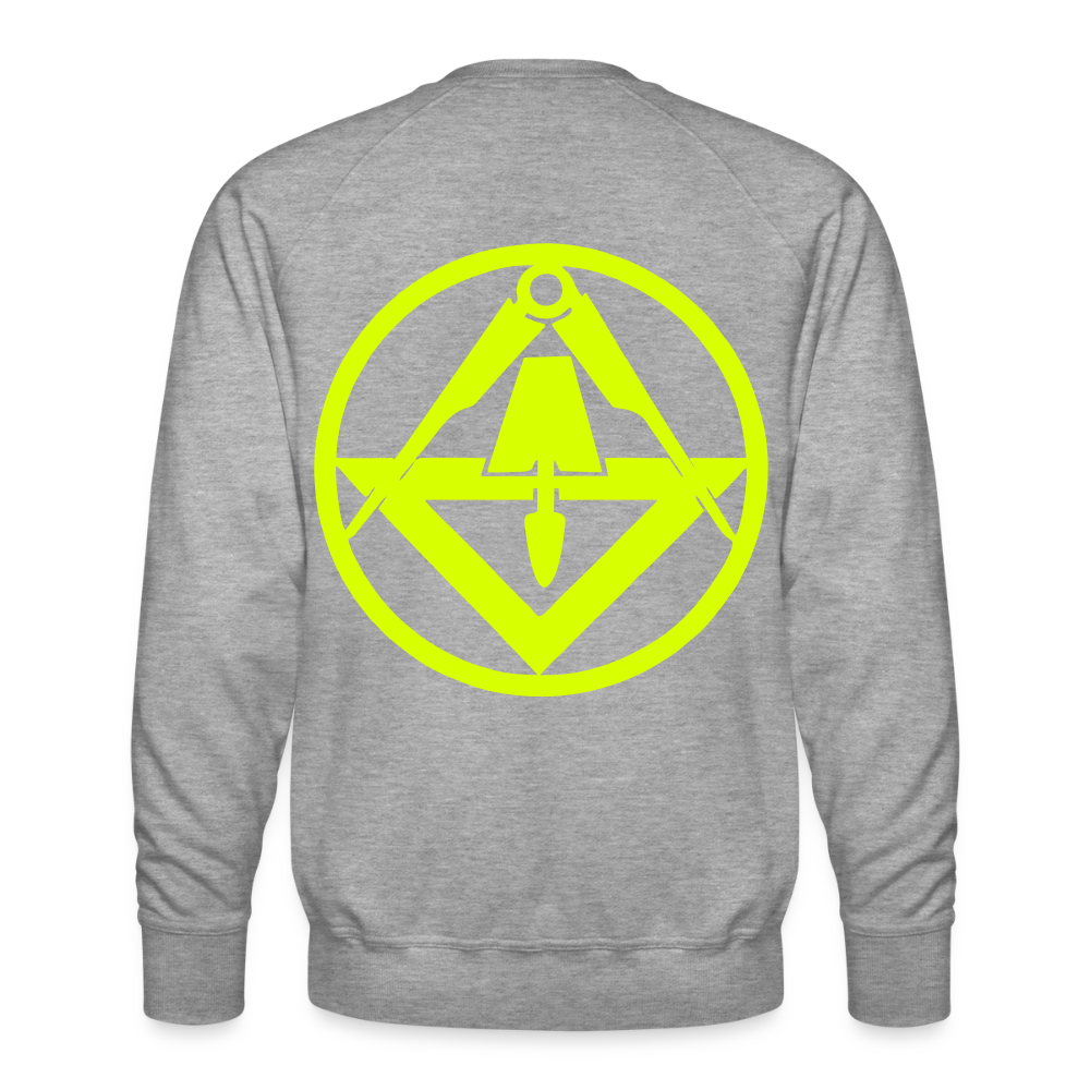 Unisex Premium Pullover "Stuckateur" neongelb Männer Premium Pullover