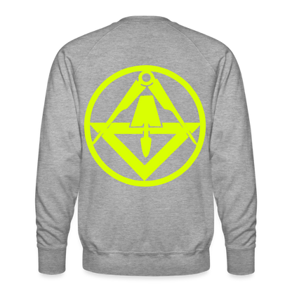 Unisex Premium Pullover "Stuckateur" neongelb Männer Premium Pullover