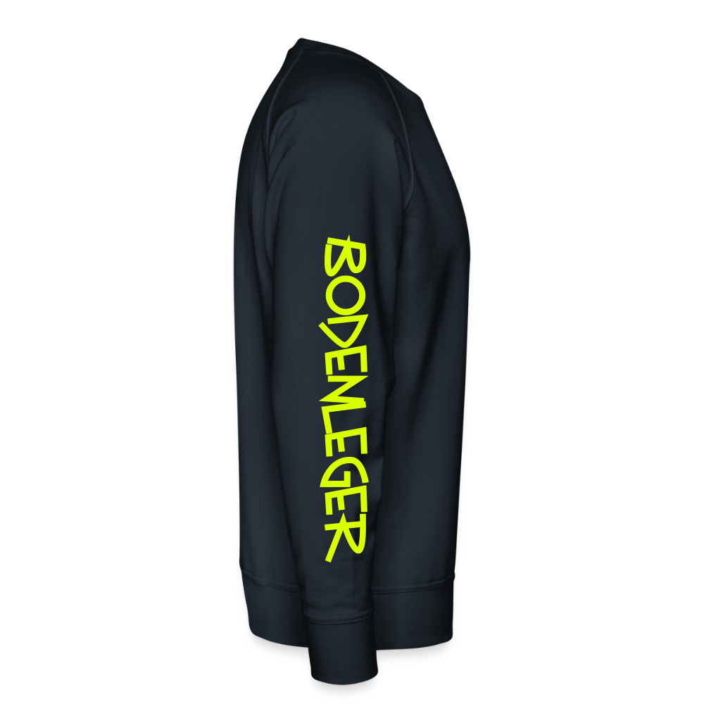 Unisex Premium Pullover "Bodenleger" neongelb Männer Premium Pullover