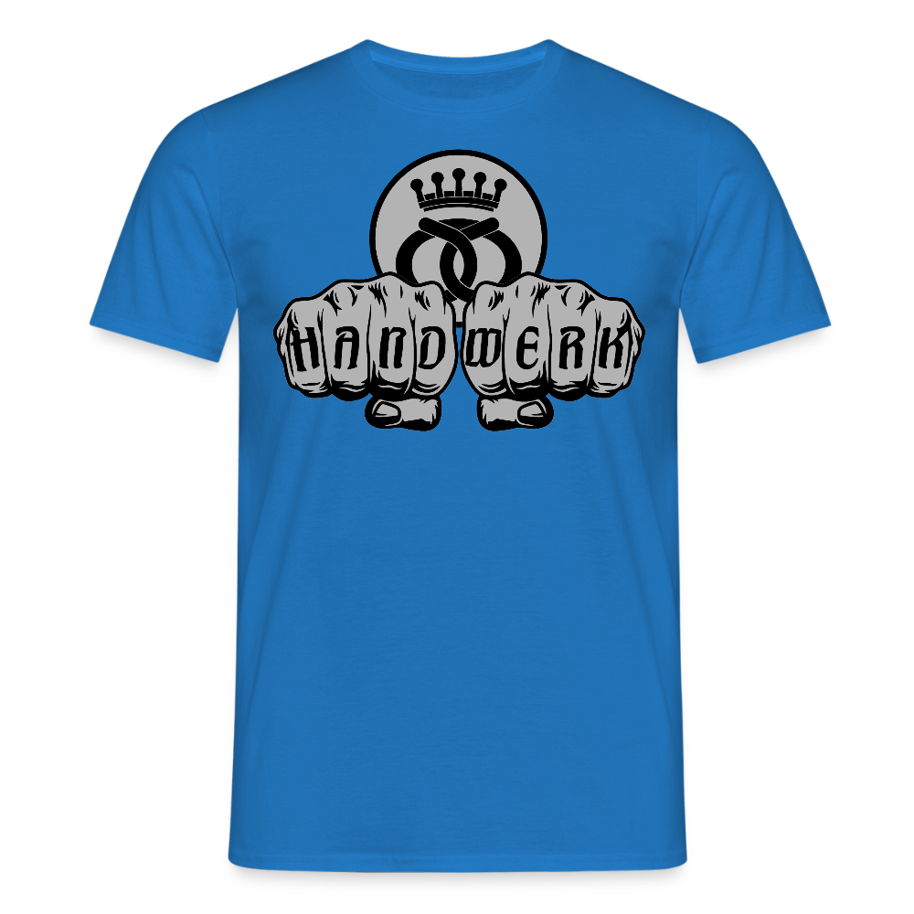 Unisex T-Shirt "Bäcker" Royalblau Männer T-Shirt