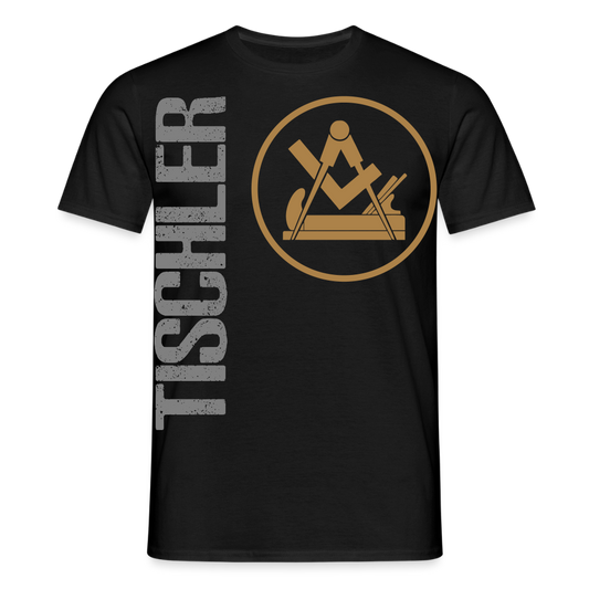 Unisex T-Shirt "Tischler" - Schwarz