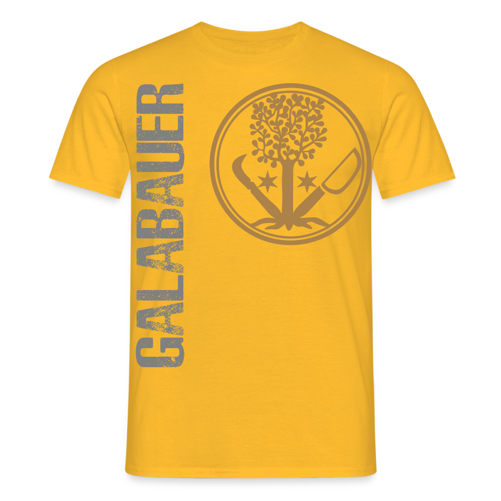 Unisex T-Shirt "GaLaBauer" Gelb Männer T-Shirt