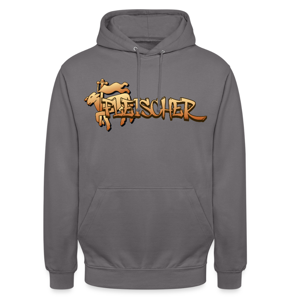 Unisex Hoodie "Fleischer" Mittelgrau Unisex Hoodie