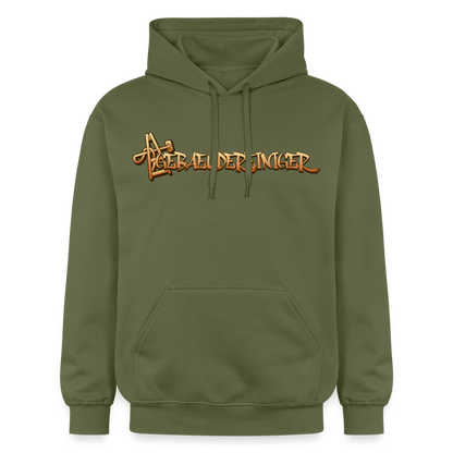 Gildan Unisex Softstyle® "Gebäudereiniger" Militärgrün Gildan Unisex Softstyle® Midweight Hoodie