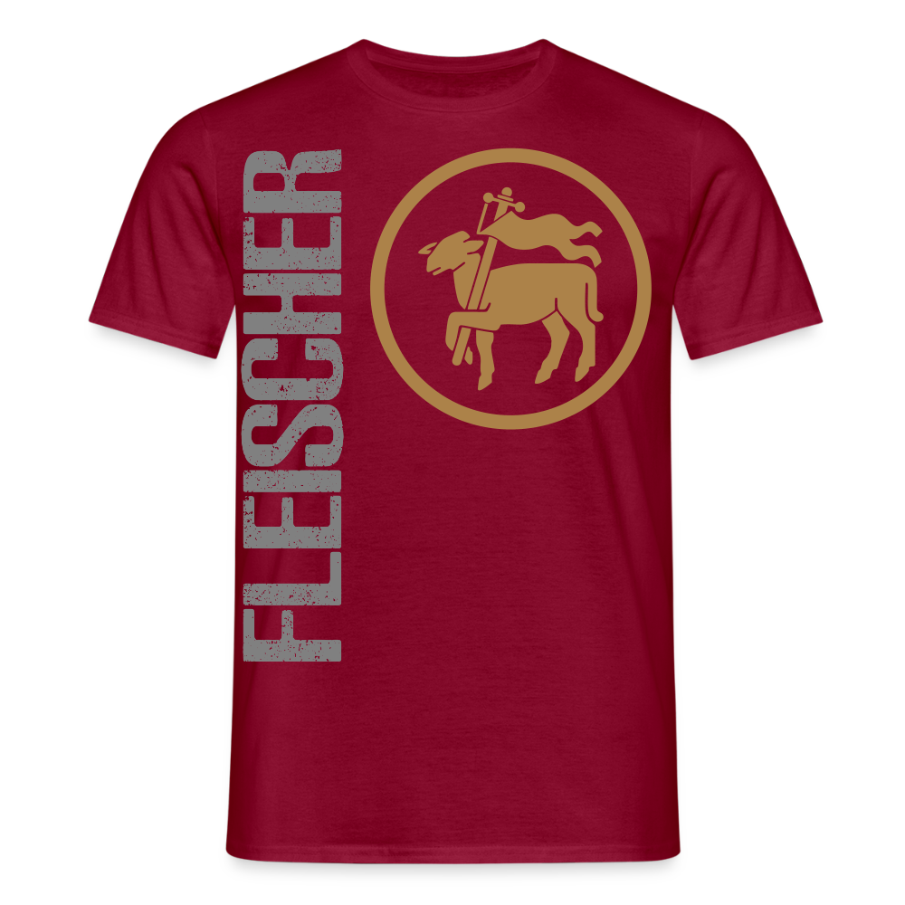 Unisex T-Shirt "Fleischer" Ziegelrot Männer T-Shirt