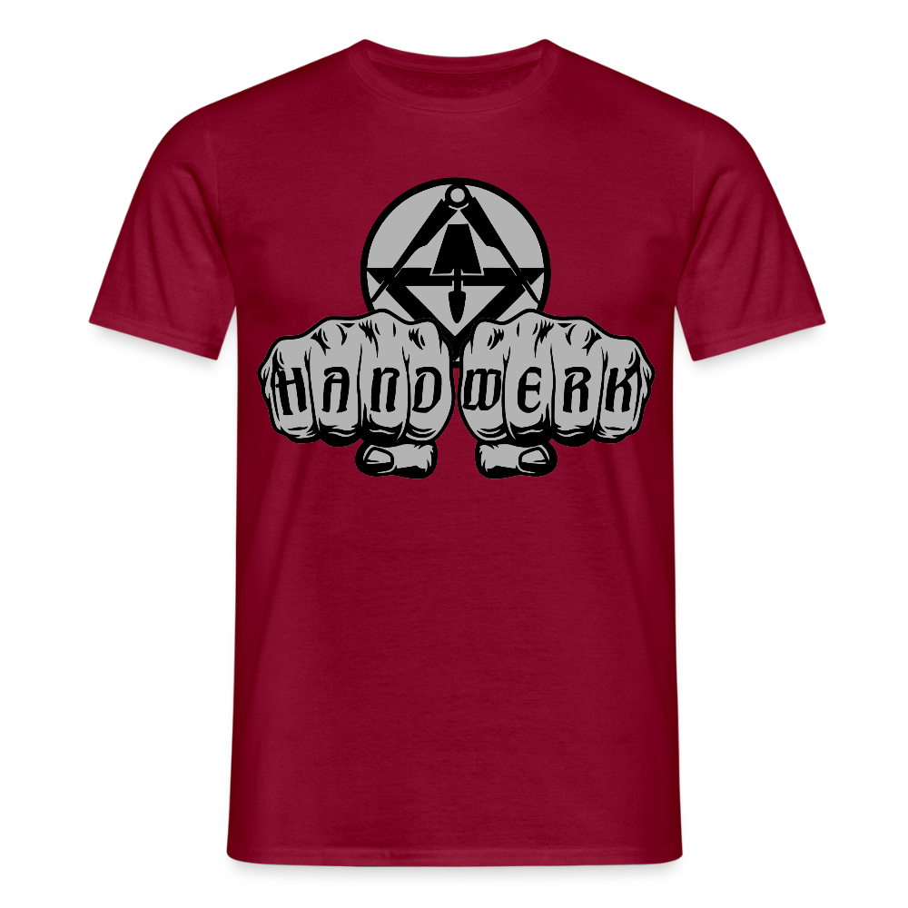 Unisex T-Shirt "Stuckateur" Ziegelrot Männer T-Shirt