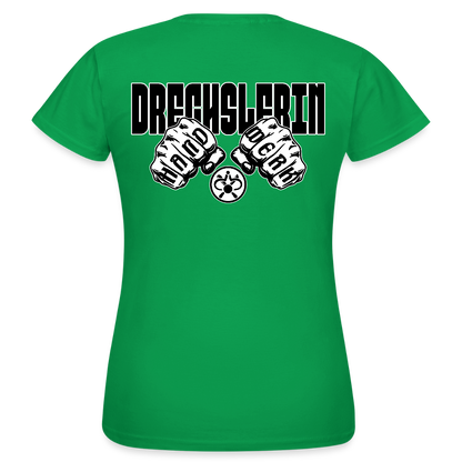 Frauen T-Shirt "Drechsler" (beidseitig bedruckt) - Kelly Green