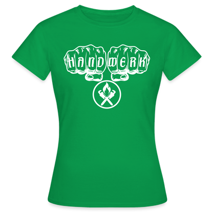 Frauen T-Shirt "Heizungsbauer" Kelly Green Frauen T-Shirt
