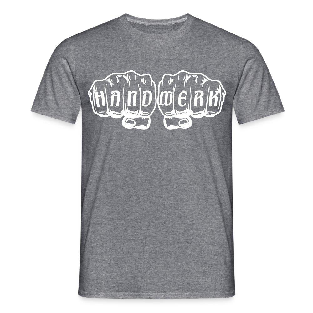 Unisex T-Shirt "Handwerk" Graphit meliert Männer T-Shirt