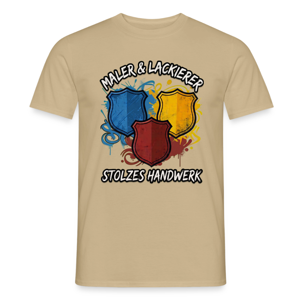 Männer T-Shirt „Maler & Lackierer – Stolzes Handwerk“ von Spreadconnect