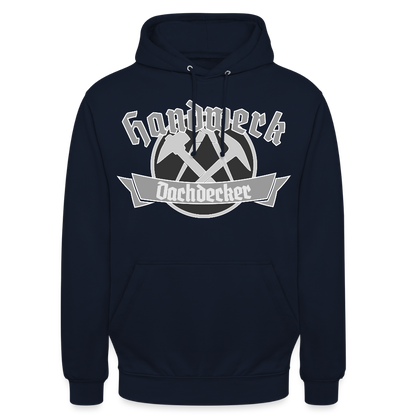 Unisex Hoodie "Dachdecker" Navy Unisex Hoodie