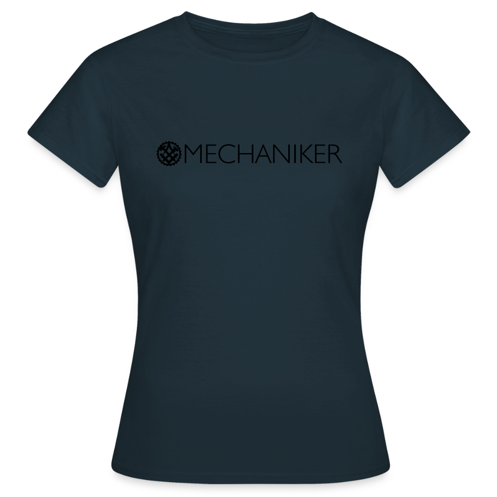 Frauen T-Shirt "Mechaniker" Navy Frauen T-Shirt