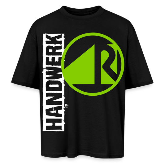 Oversized Unisex T-Shirt "Raumausstatter" Schwarz Oversized Unisex T-Shirt