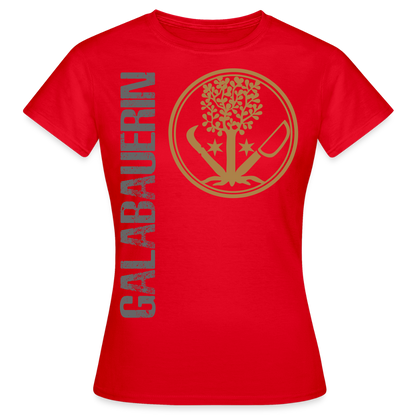 Frauen T-Shirt "GaLaBauer" Rot Frauen T-Shirt