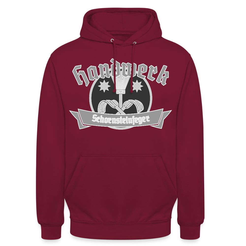 Unisex Hoodie "Schornsteinfeger" Bordeaux Unisex Hoodie